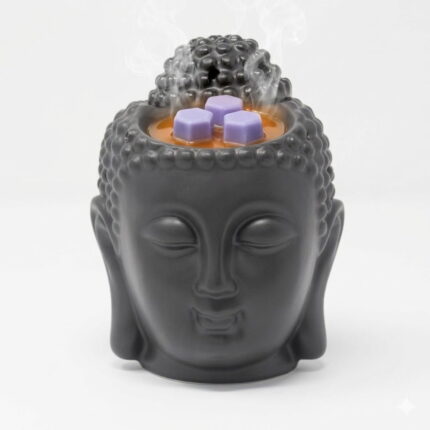 Buddah Head Oil Burner - Dark Brown