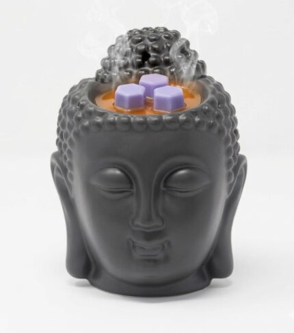 Buddah Head Oil Burner - Dark Brown