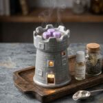 Castle Oil Burner - Grey
