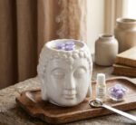 Buddha Oil Burner - White