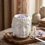 Buddha Oil Burner - White
