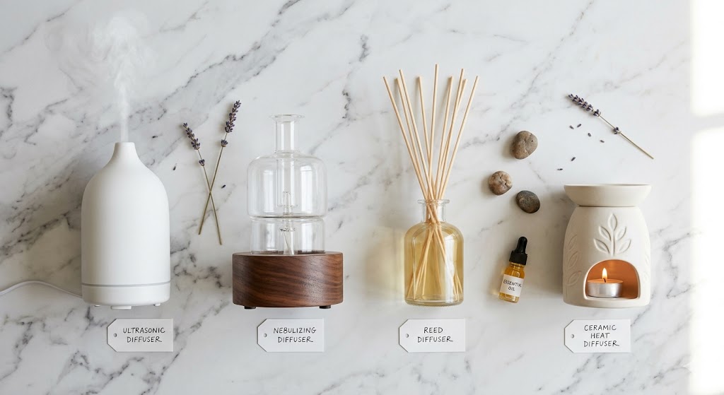 Types of Aromatherapy Diffusers